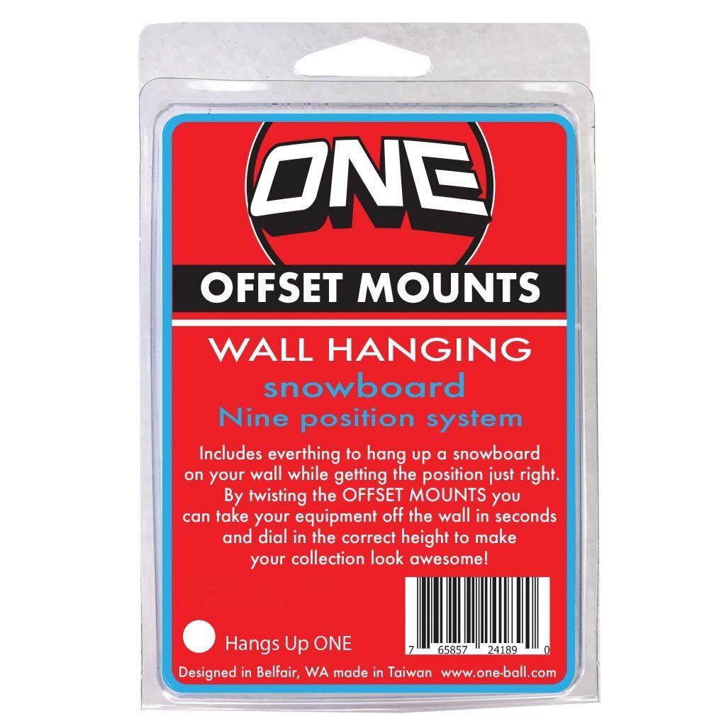 Oneball Wall Mount (1 Board Kit) Black Onesize