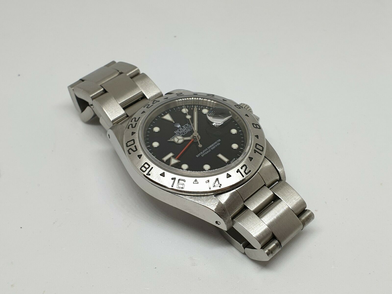 Rolex Oyster Perpetual Black 40mm Discontinued Explorer 2 Ref: 16570 (t Series)