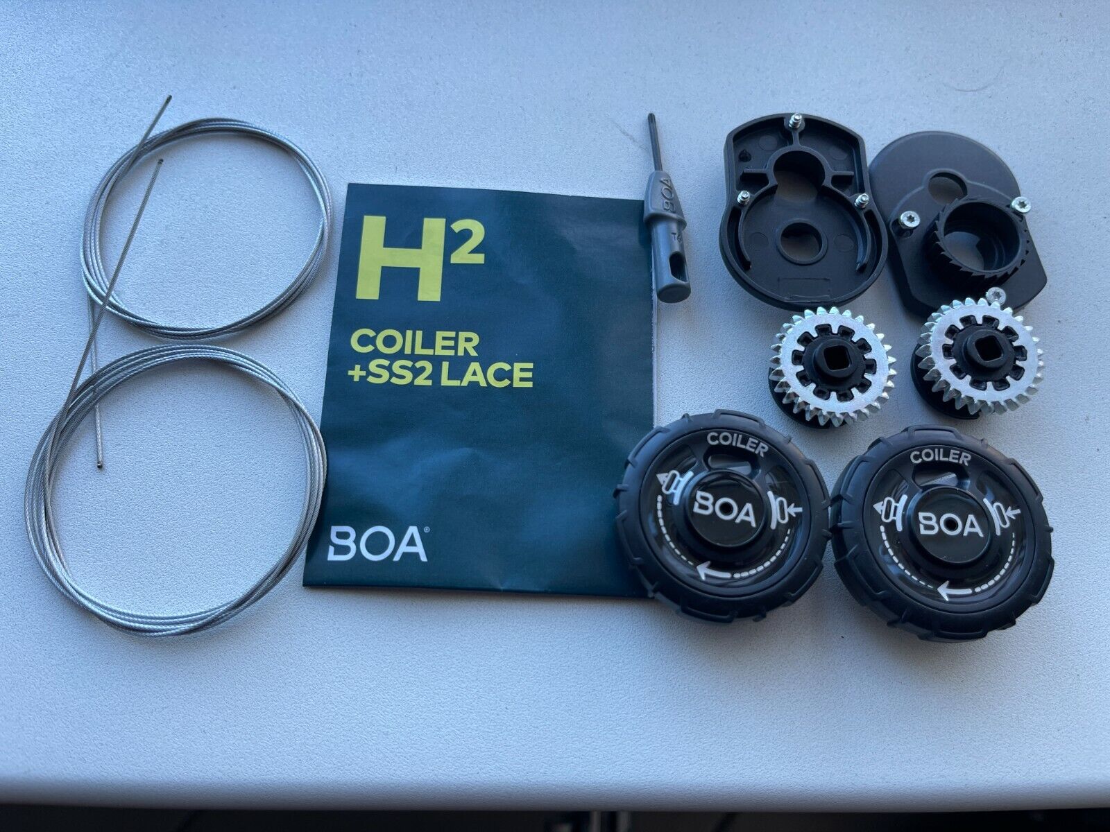 Boa H2 Coiler Spare Parts Kit Snowboard Boots W Lace 2 Kits