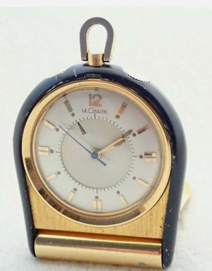 Vintage Lecoultre Caliber 814 Memovox Travel Alarm Pocket Watch