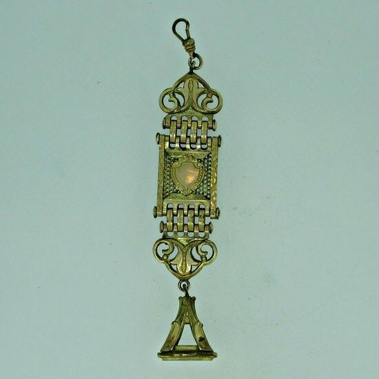 Antique Aag Co. Gold Filled Pocket Watch Chain